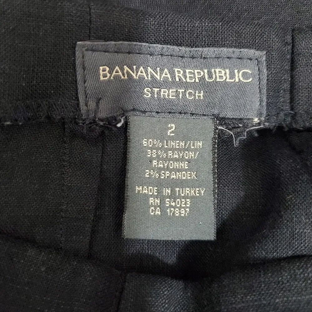 Banana Republic | Stretch Linen Straight Leg Trousers